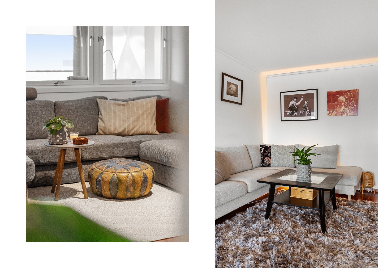 Detaljer stue Galleribilde