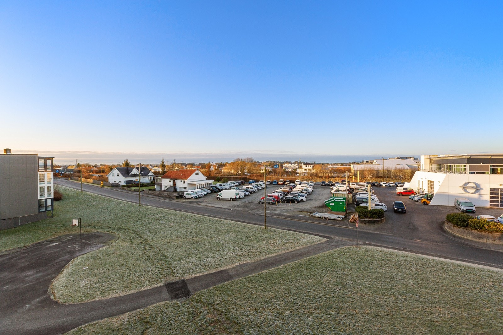 Utsikt fra leiligheten. Galleribilde