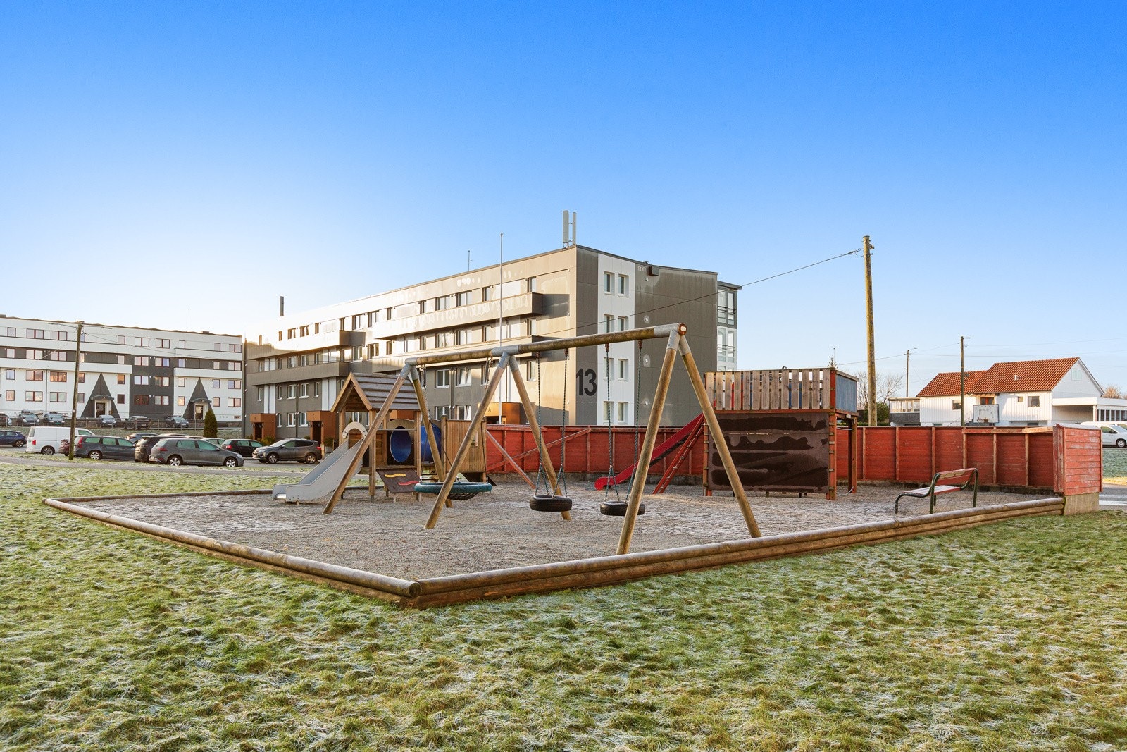 Området rundt er fint opparbeidet. Galleribilde