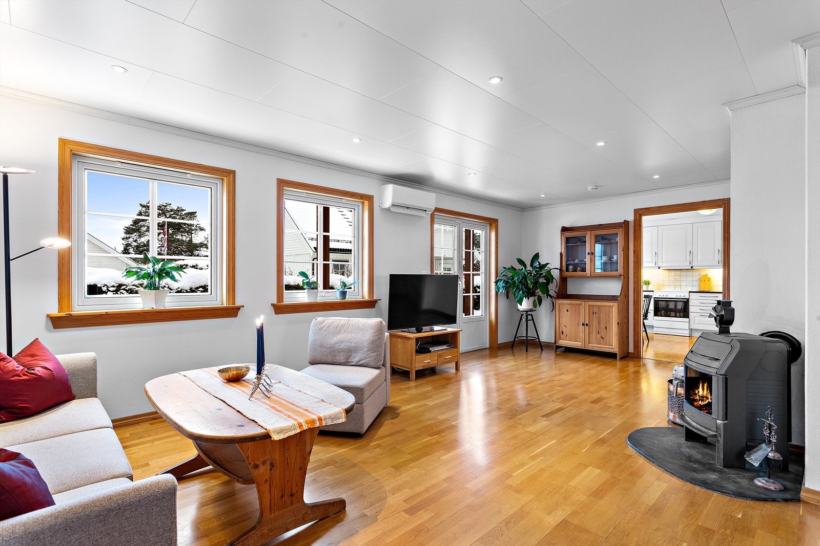 Lys og stor stue Galleribilde