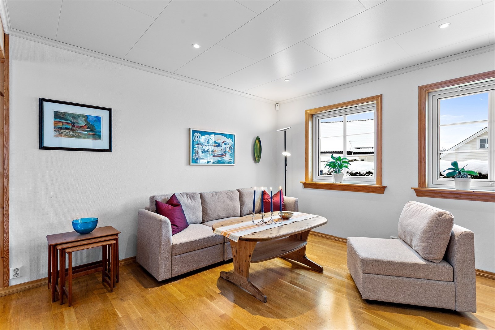 Downlights i himlingen Galleribilde