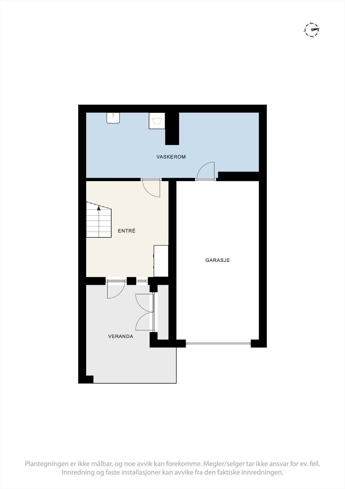 Plantegning underetasje Galleribilde