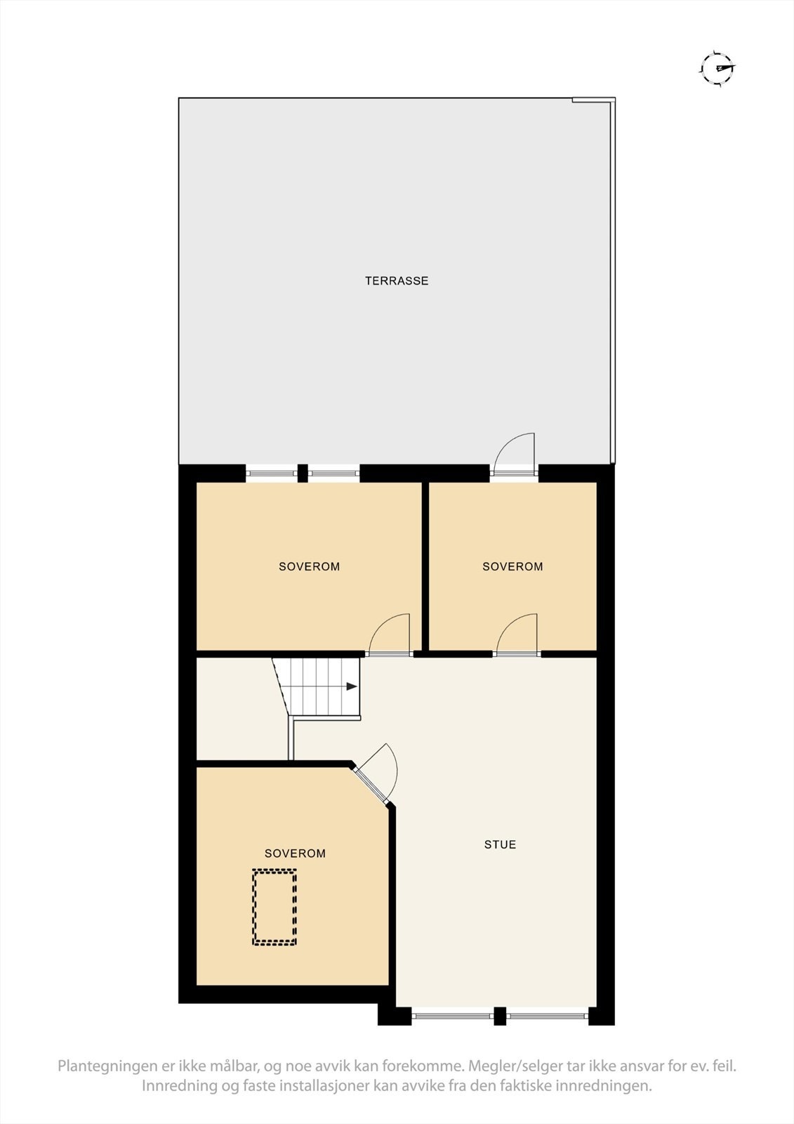 Plantegning 2. etasje Galleribilde
