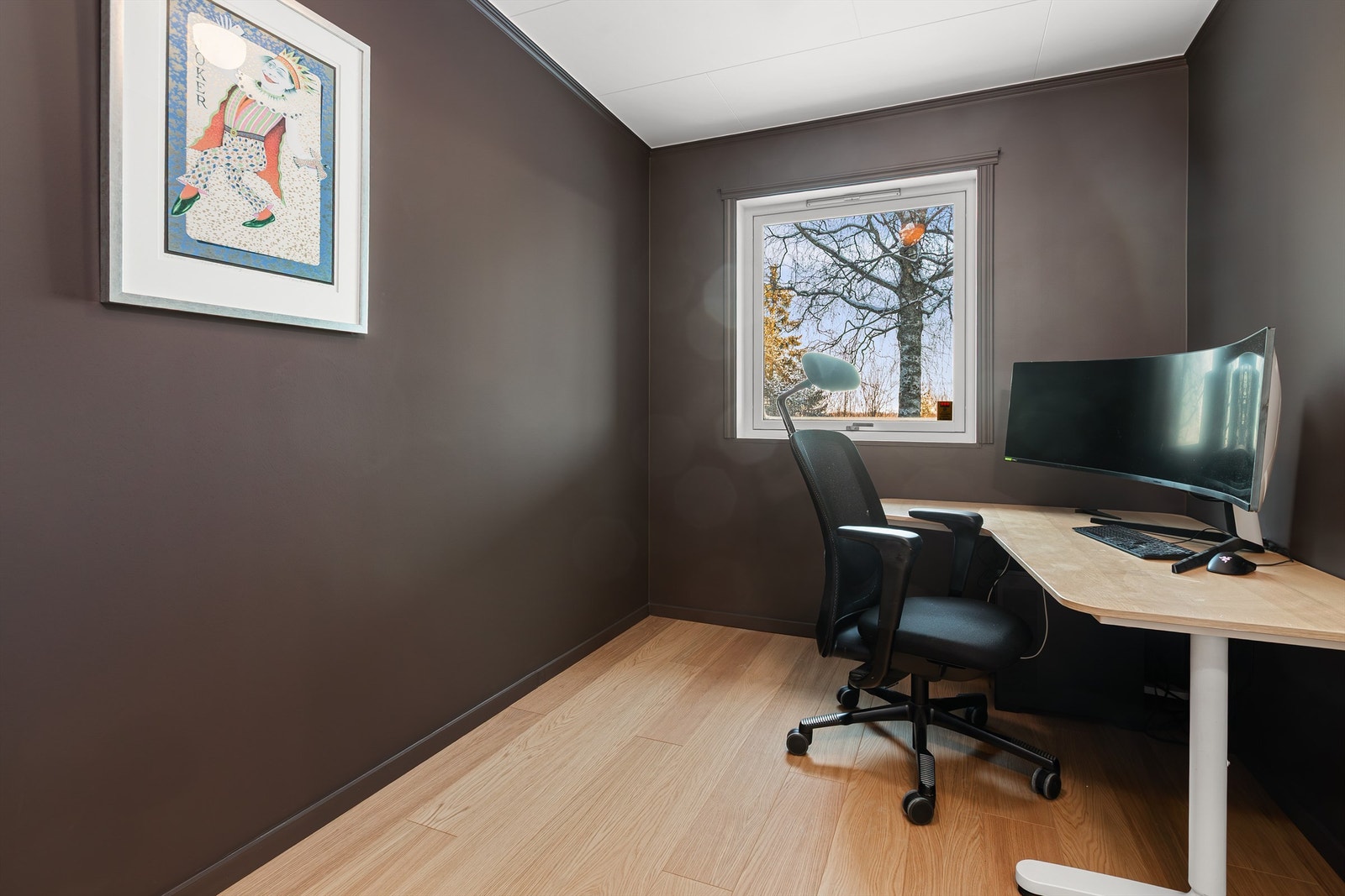 Soverom (Digitalt møblert) Galleribilde