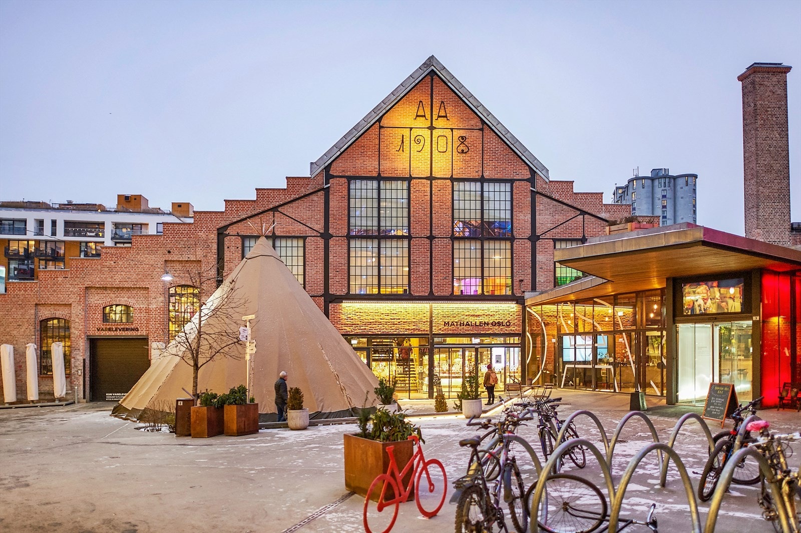 Det er kort avstand til flere av hovedstadens mest populære områder, som for eksempel Vulkan-området. Galleribilde