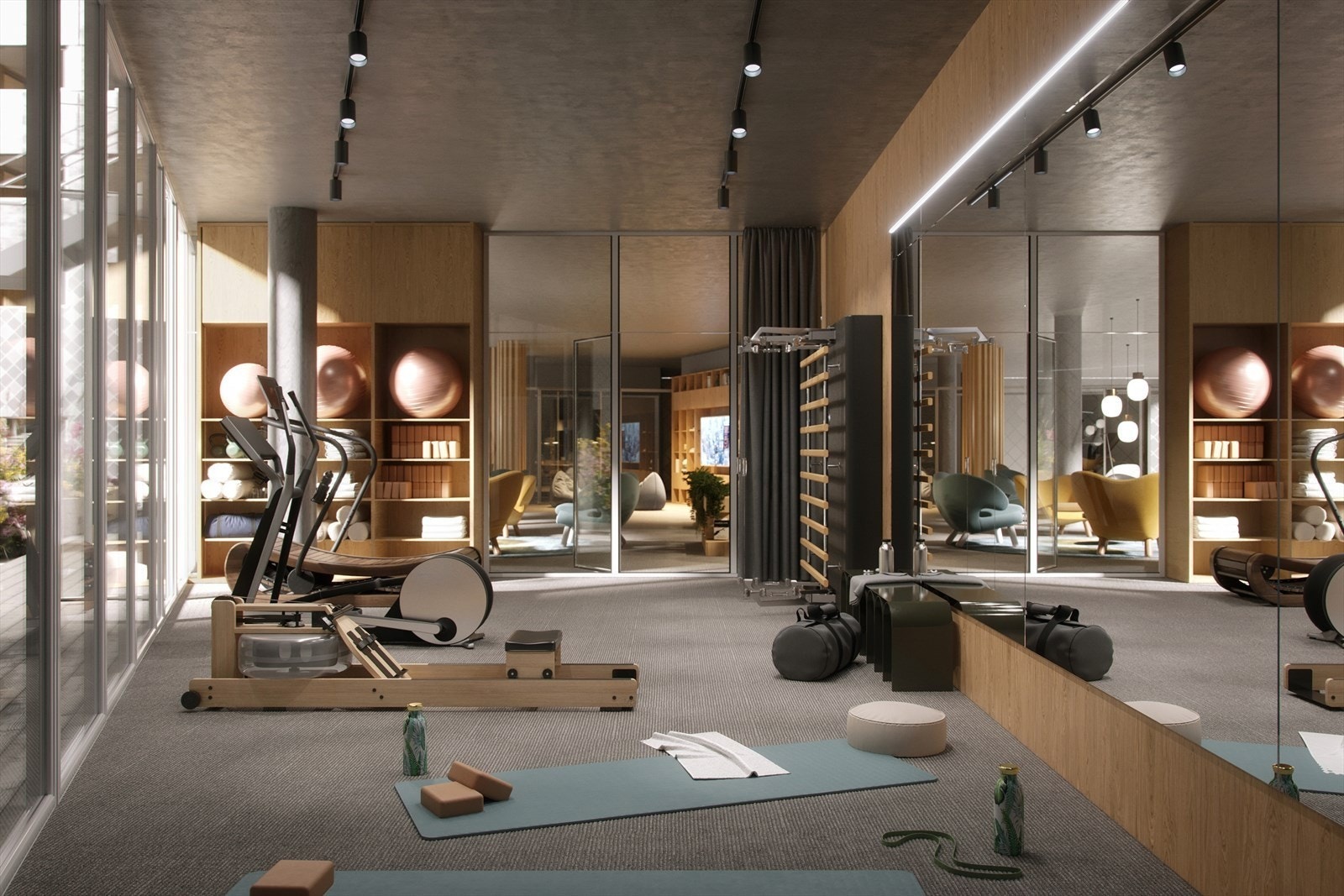 Som beboer i Soltunet har du tilgang til et moderne treningsrom med flotte fasiliteter. Illustrasjonsfoto, avvik kan forekomme. Galleribilde