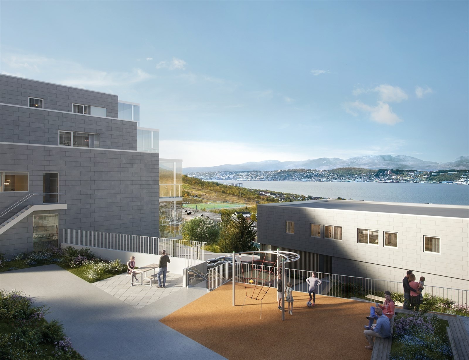 Soltunet får flotte opparbeidede uteområder. llustrasjonsfoto - avvik kan forekomme. Galleribilde