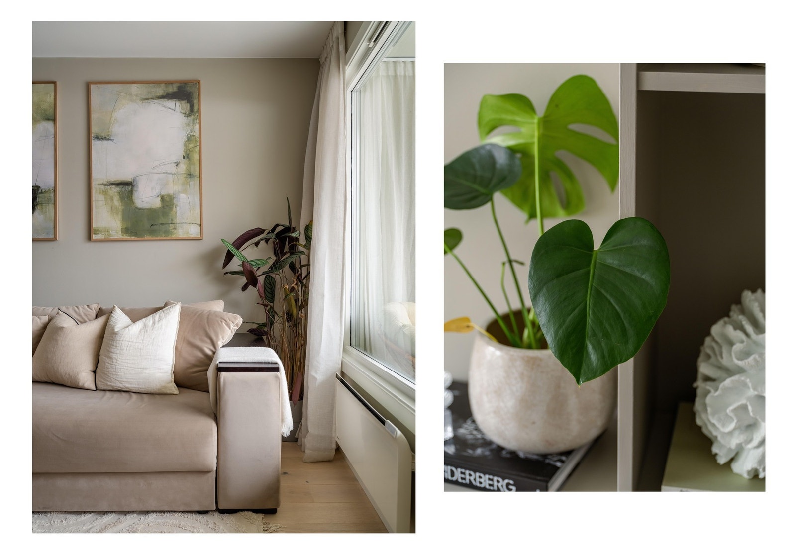 Leiligheten varmes opp av elektriske panelovner og gulvvarme på bad. Garasje i etasjen under bidrar til at gulvene holder seg varme og lune året rundt. Galleribilde