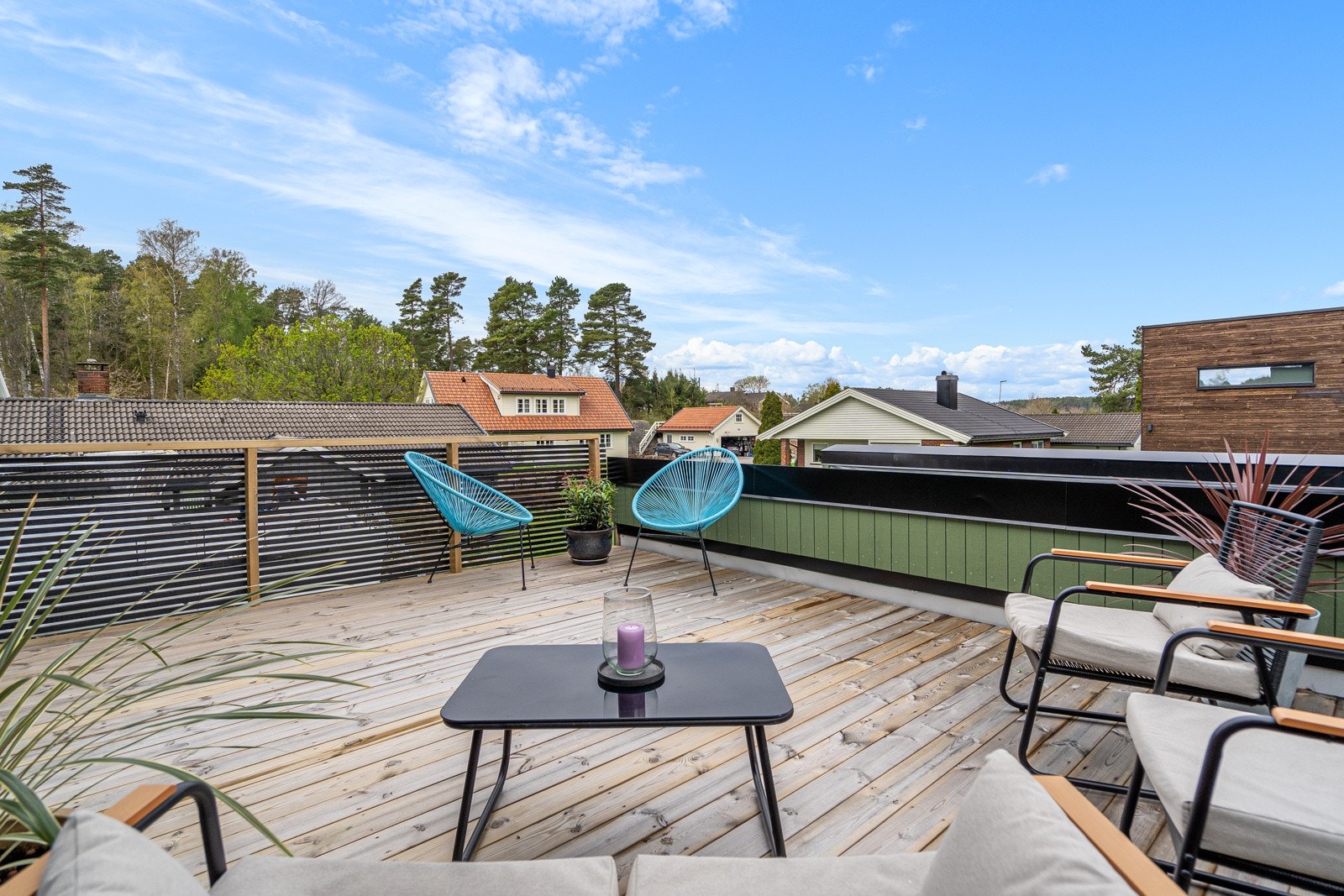 Flott utsyn samt fin kveldssol Galleribilde