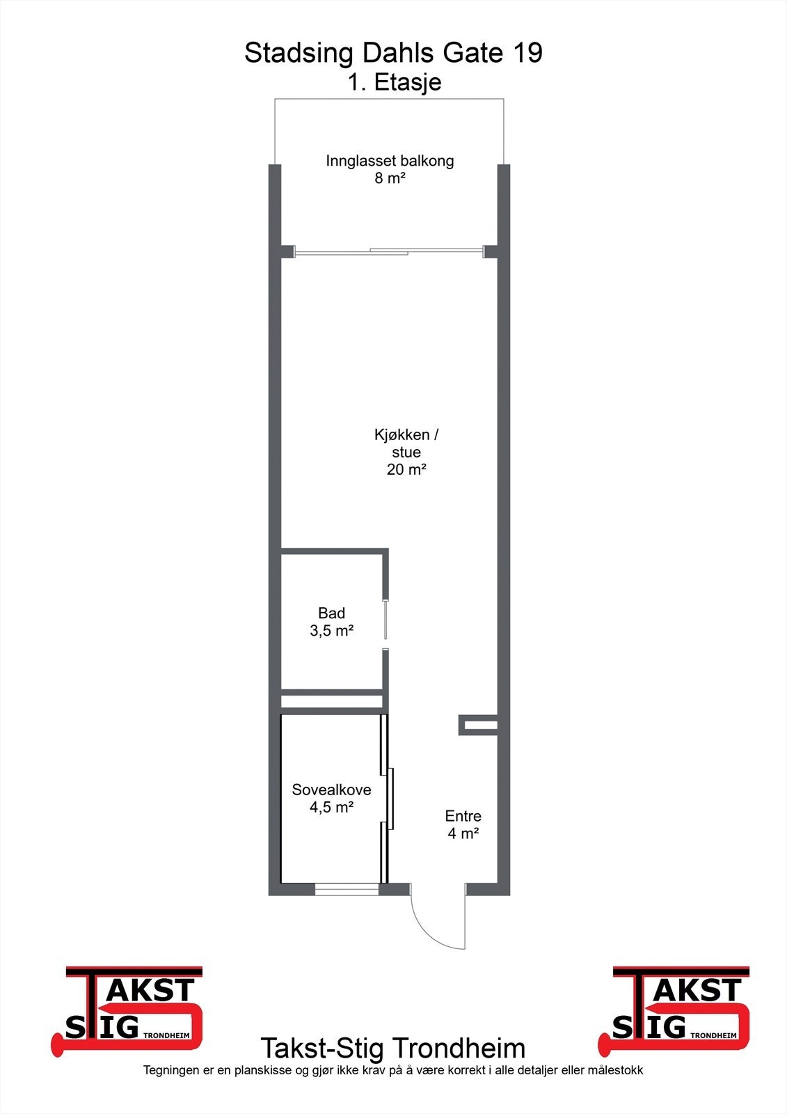 Planskisse Galleribilde