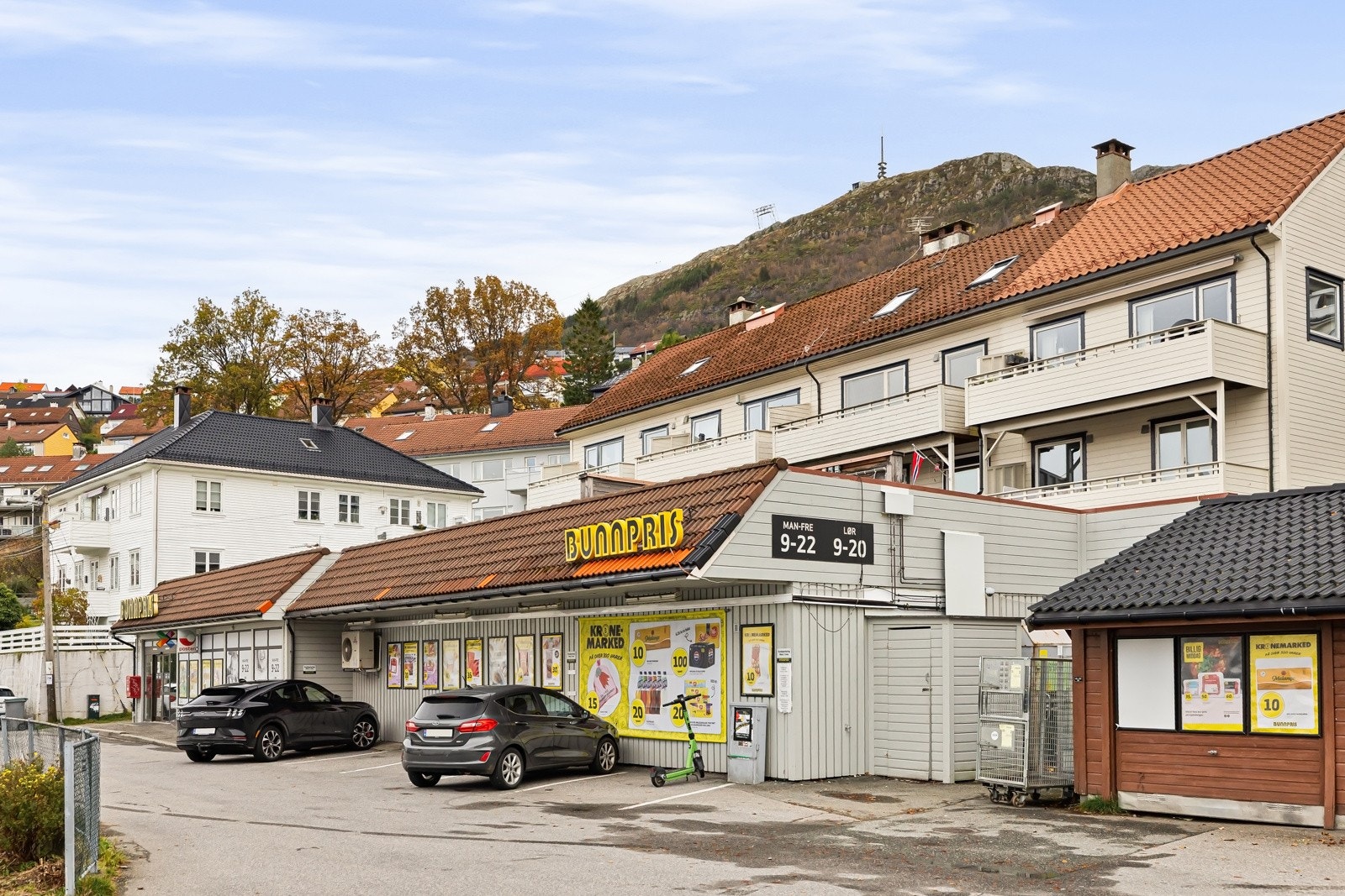 Det er meget kort vei til nærbutikken i Bekkeveien. Galleribilde