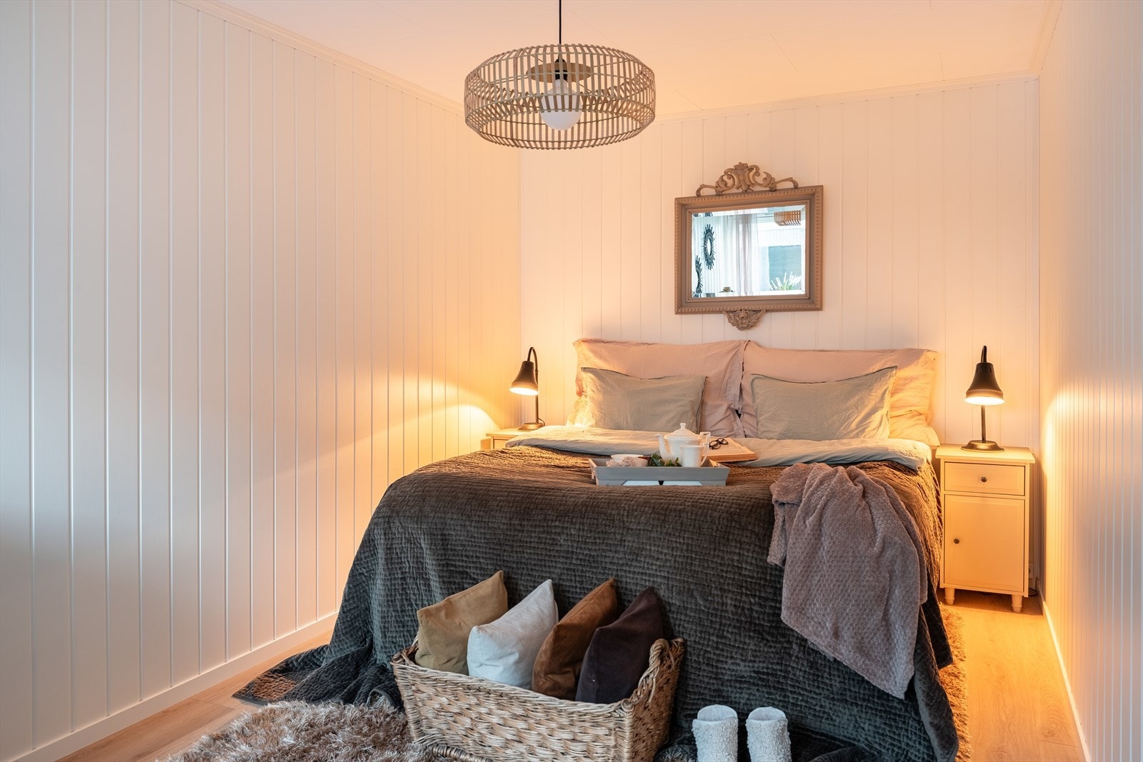 I 1. etasje finner vi de 4 andre soverommene. Galleribilde