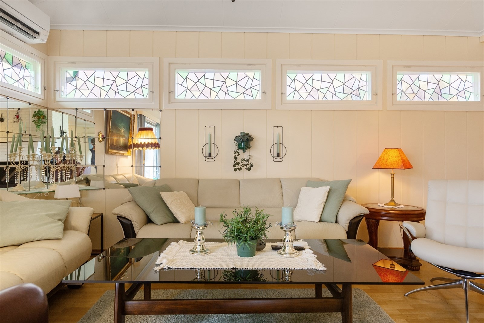 Stue med varmepumpe Galleribilde