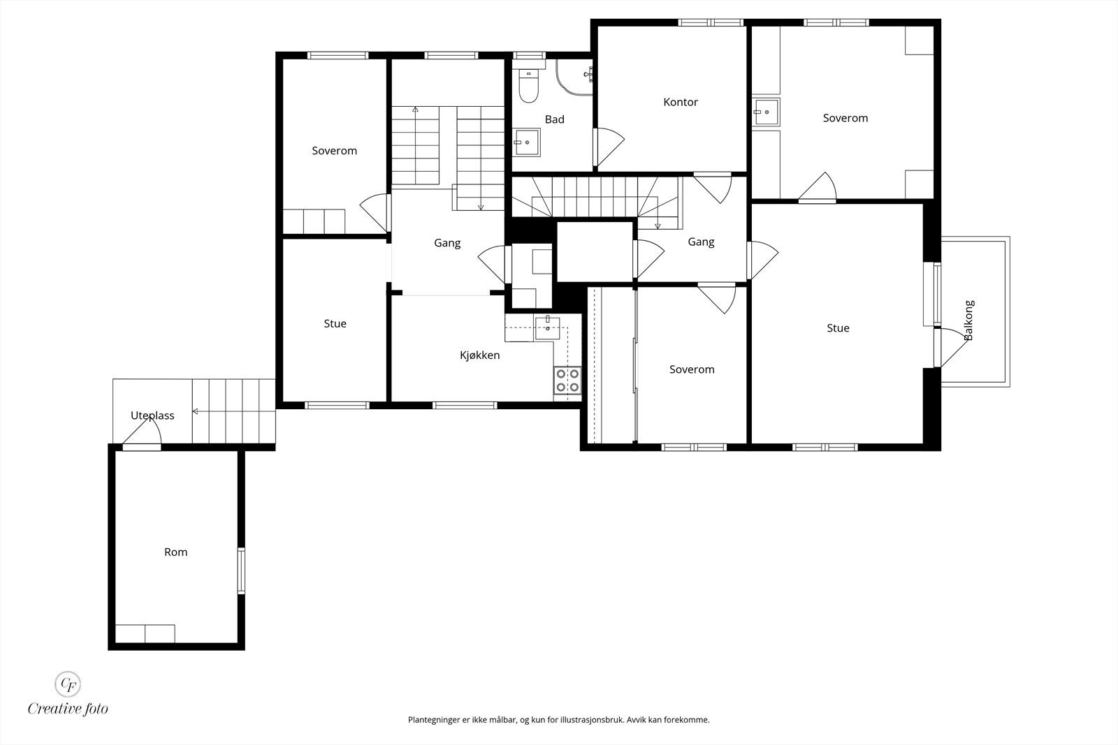Velkommen til boligens andre etasje Galleribilde