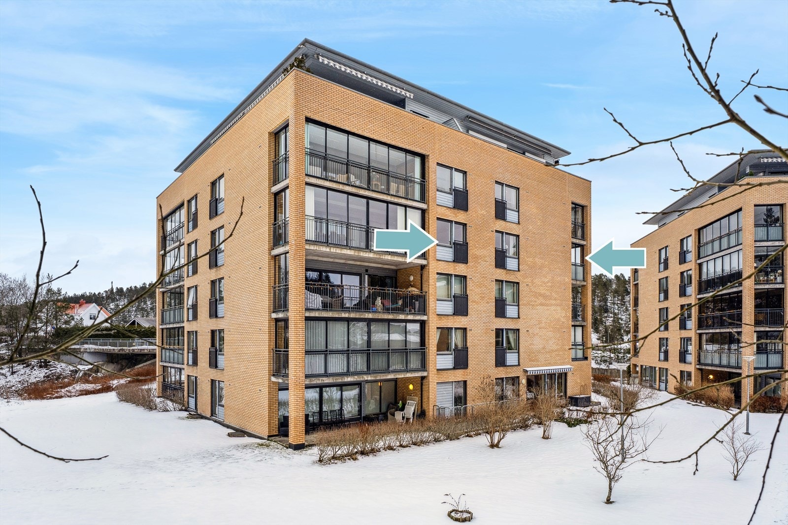 Leiligheten ligger i 4.etasje. Galleribilde