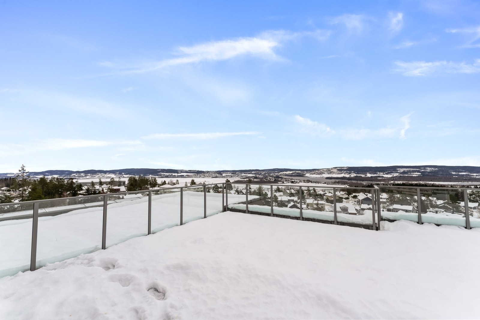 Felles takterrasse til fri disposisjon for beboerne. Galleribilde