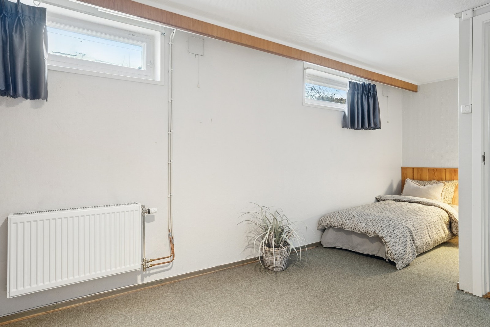 Kjellerrom, ikke godkjent for varig opphold. Galleribilde