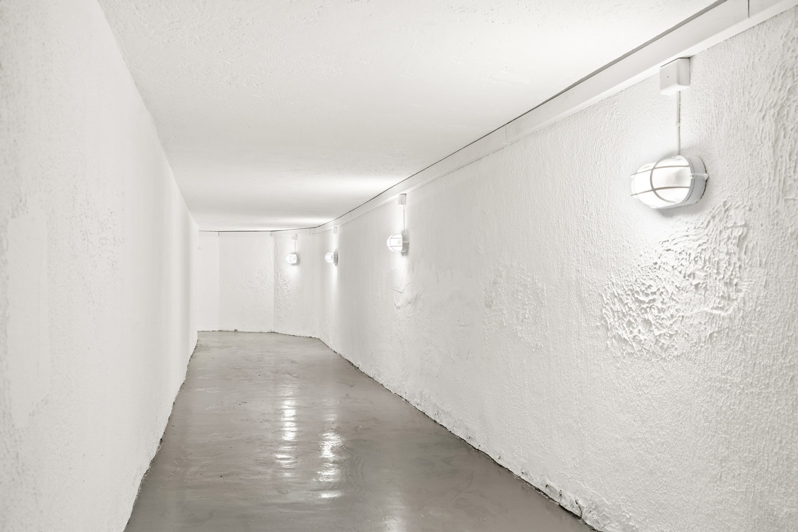 Underjordisk gang mellom huset og garasjen Galleribilde