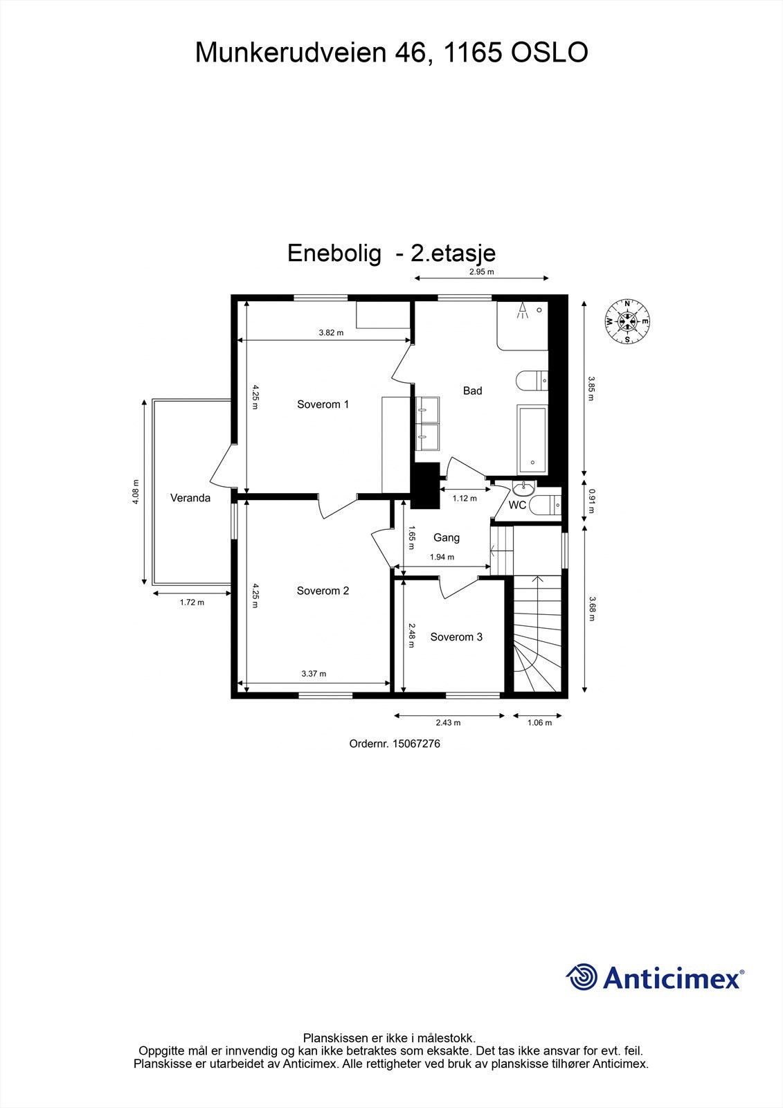 Plantegning - 2. etasje Galleribilde
