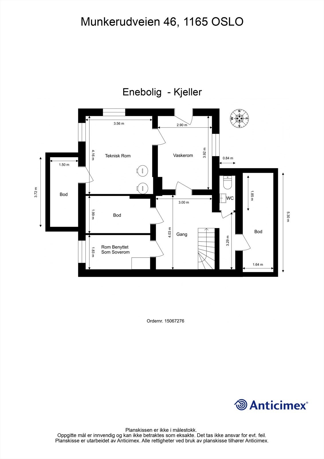 Plantegning - Kjeller Galleribilde