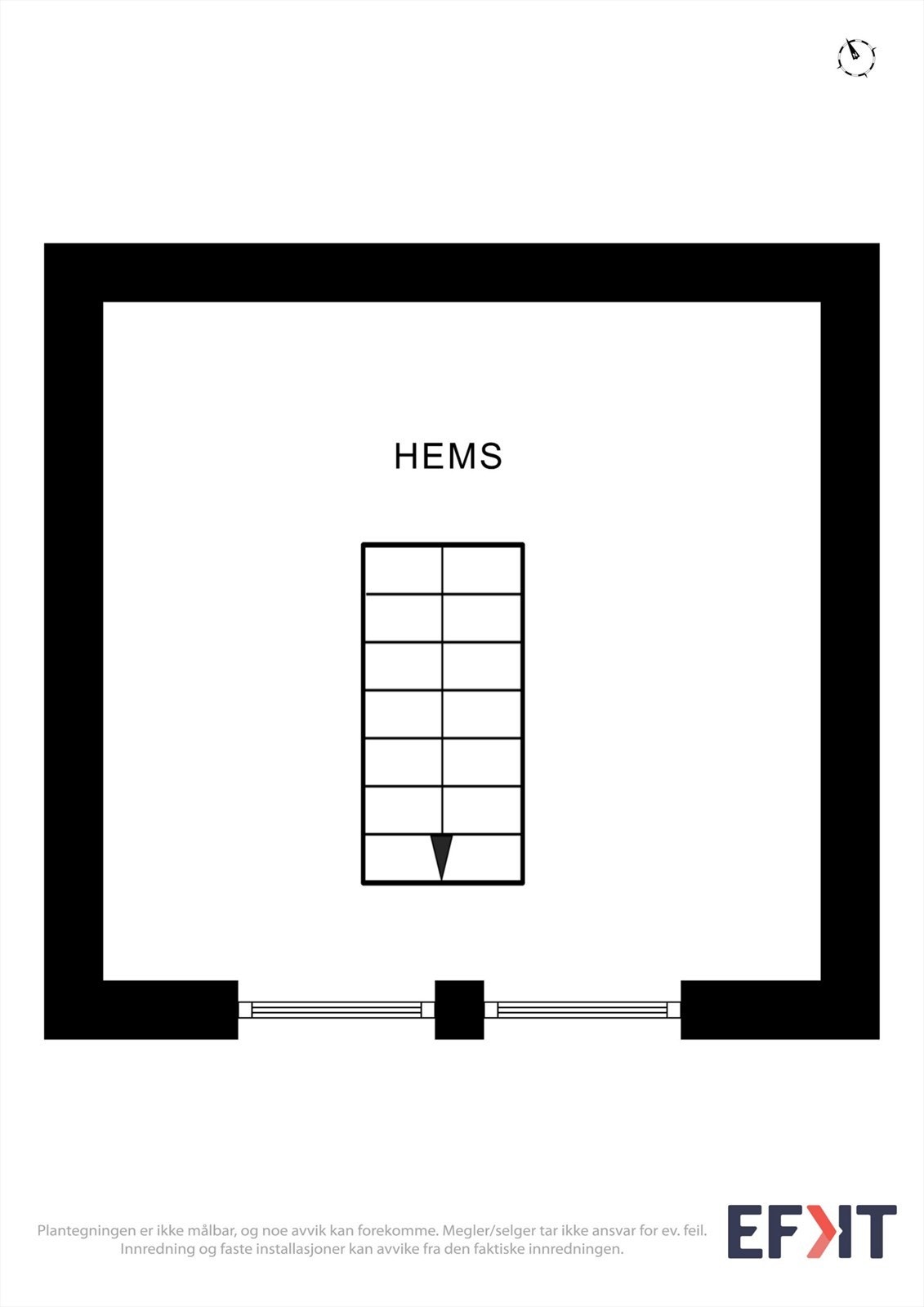 Plantegning for hems. Galleribilde