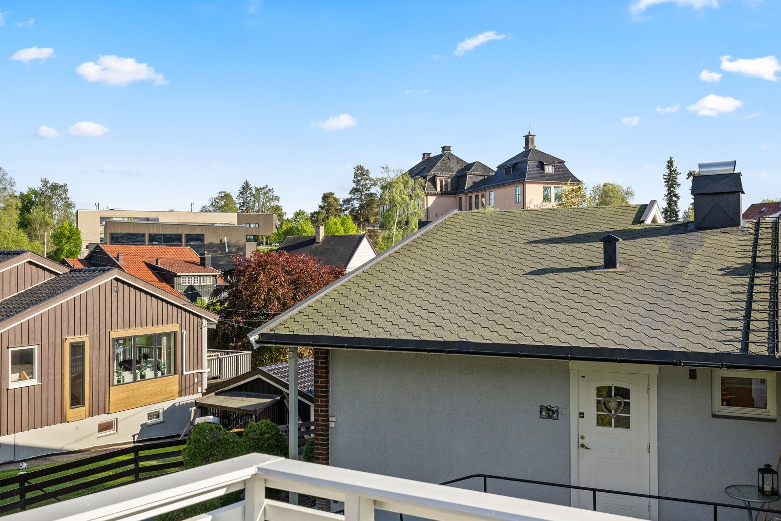 Herfra ser du blant annet Høybråten skole. Galleribilde