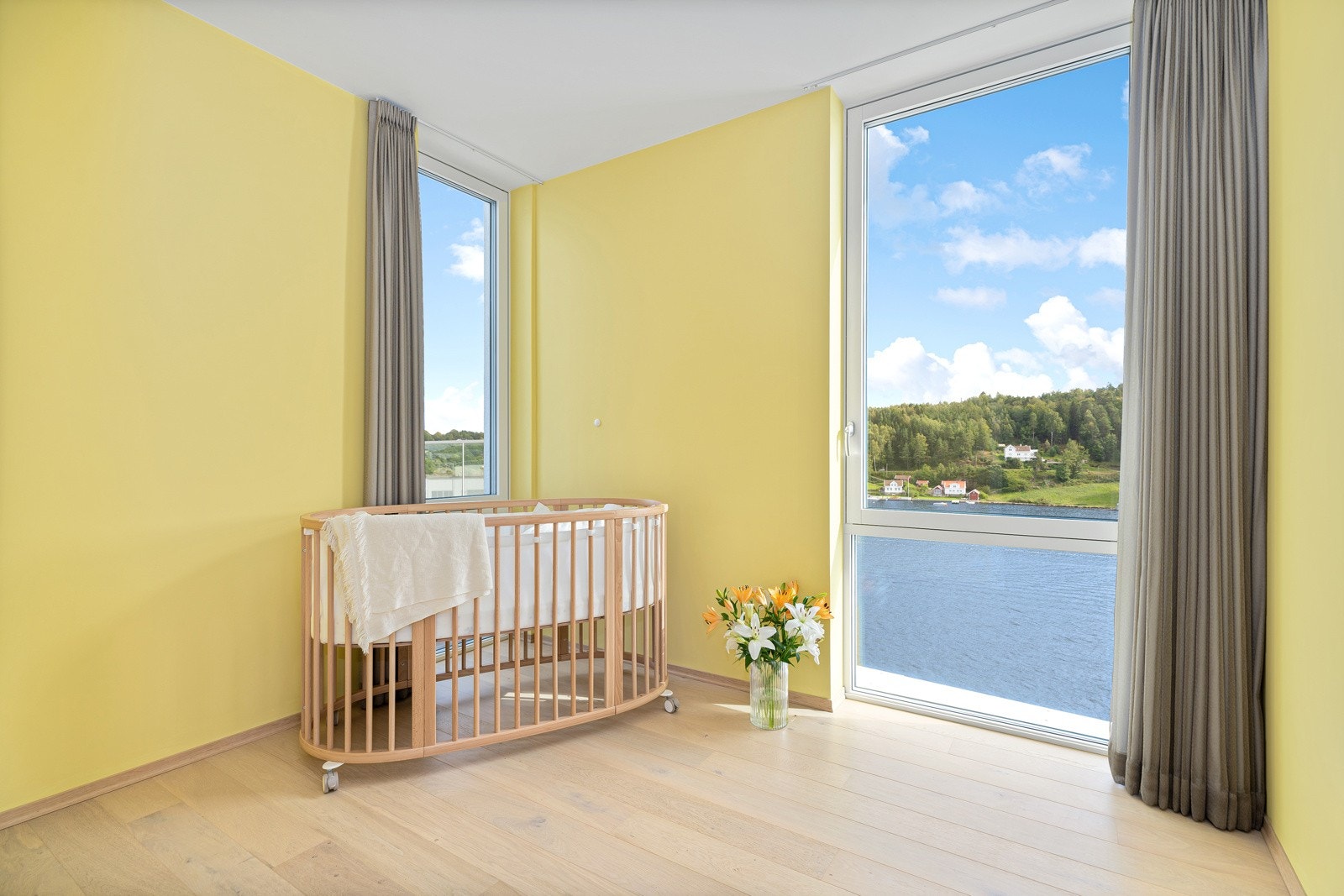 Soverom hvor igjen utsikten må fremheves. Galleribilde