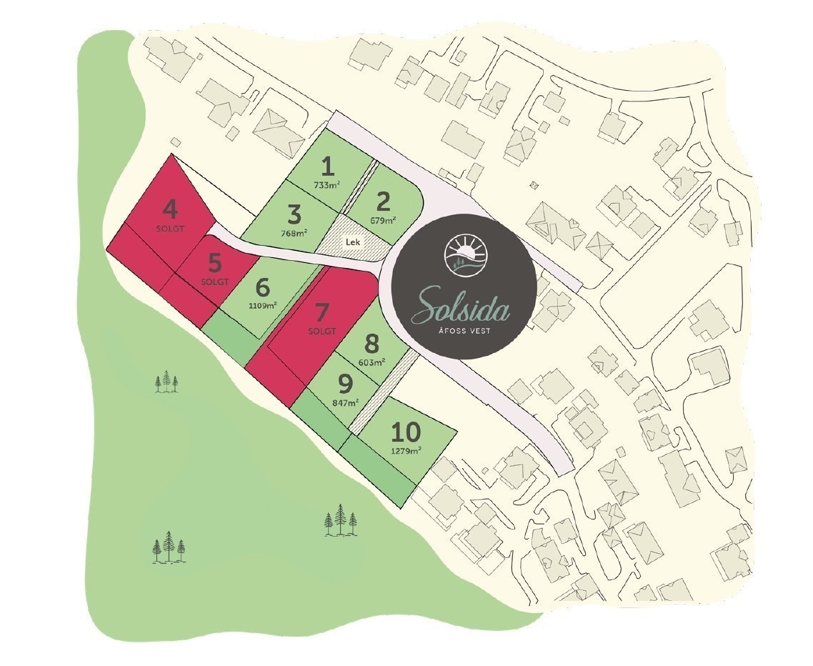 Oppdatert tomtekart Galleribilde