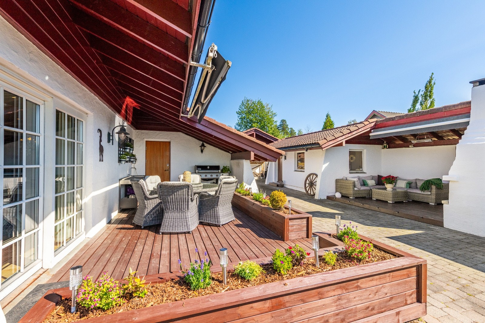 Her ser du to av de flotte utesonene. Galleribilde