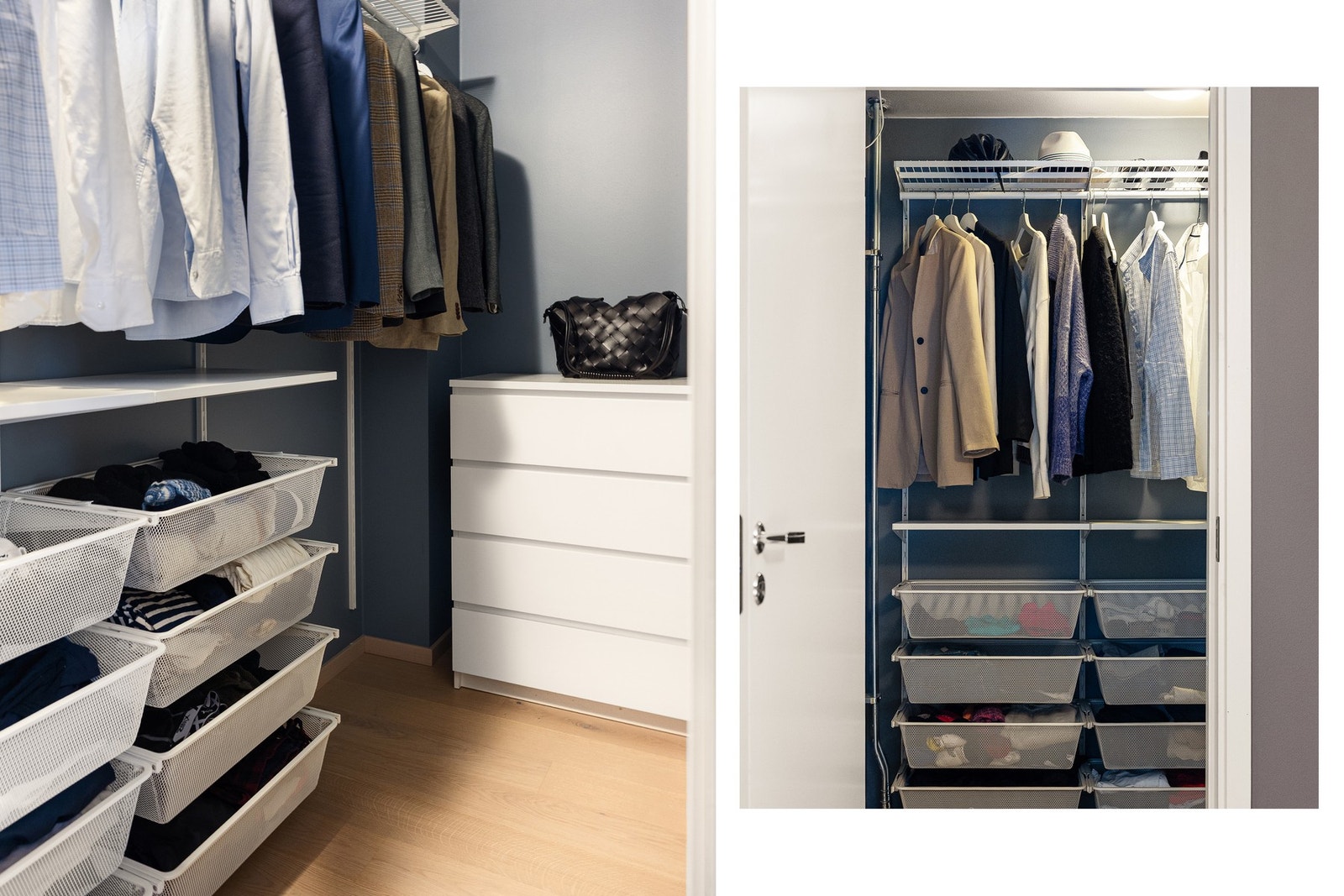 Fra soverommet er det adkomst til en romslig og svært praktisk innvendig bod som gir rikelig med oppbevaringsplass. Galleribilde