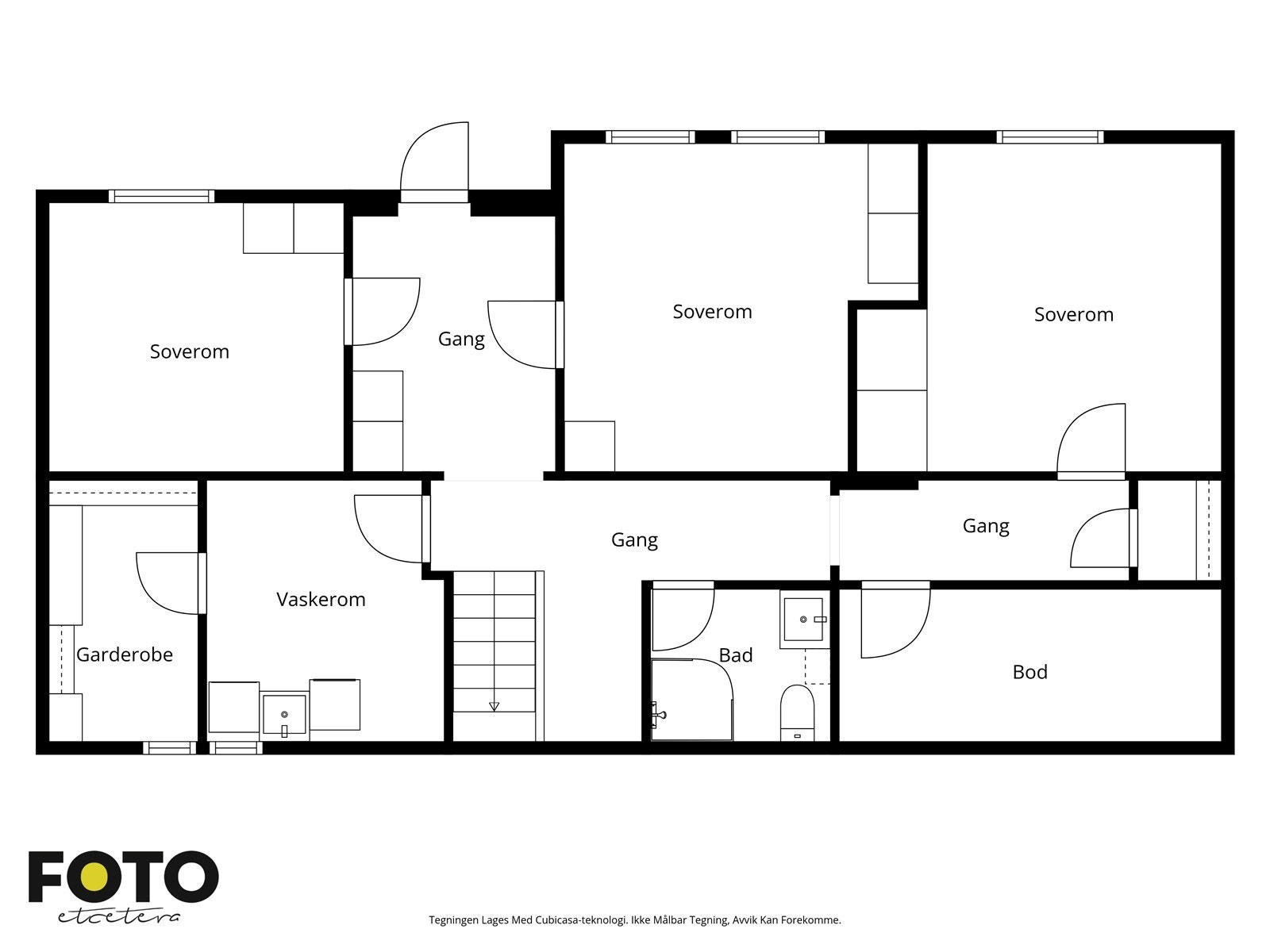 Veiledende plantegning underetasje - Ikke målbar Galleribilde
