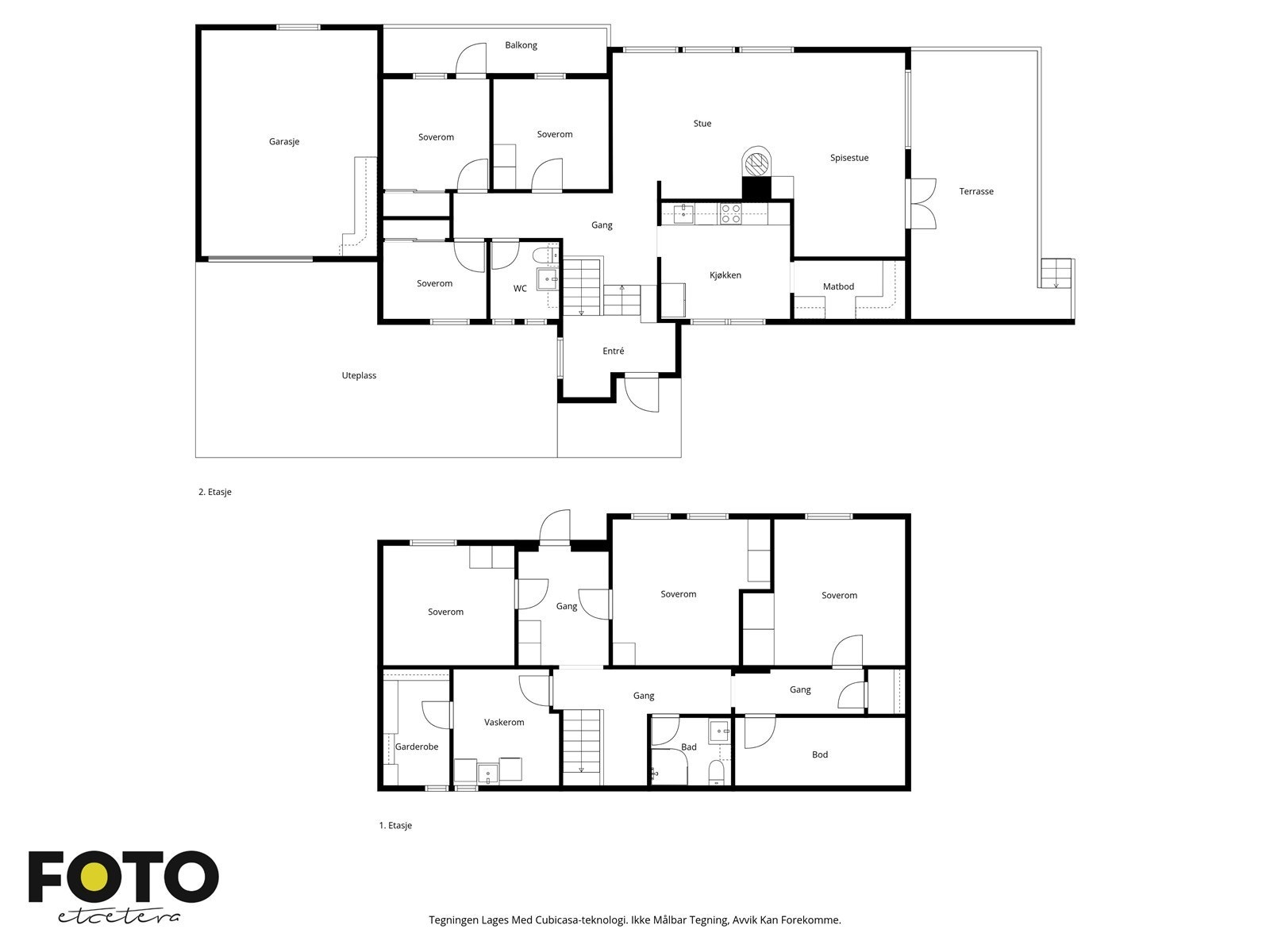 Veiledende plantegning - Ikke målbar Galleribilde