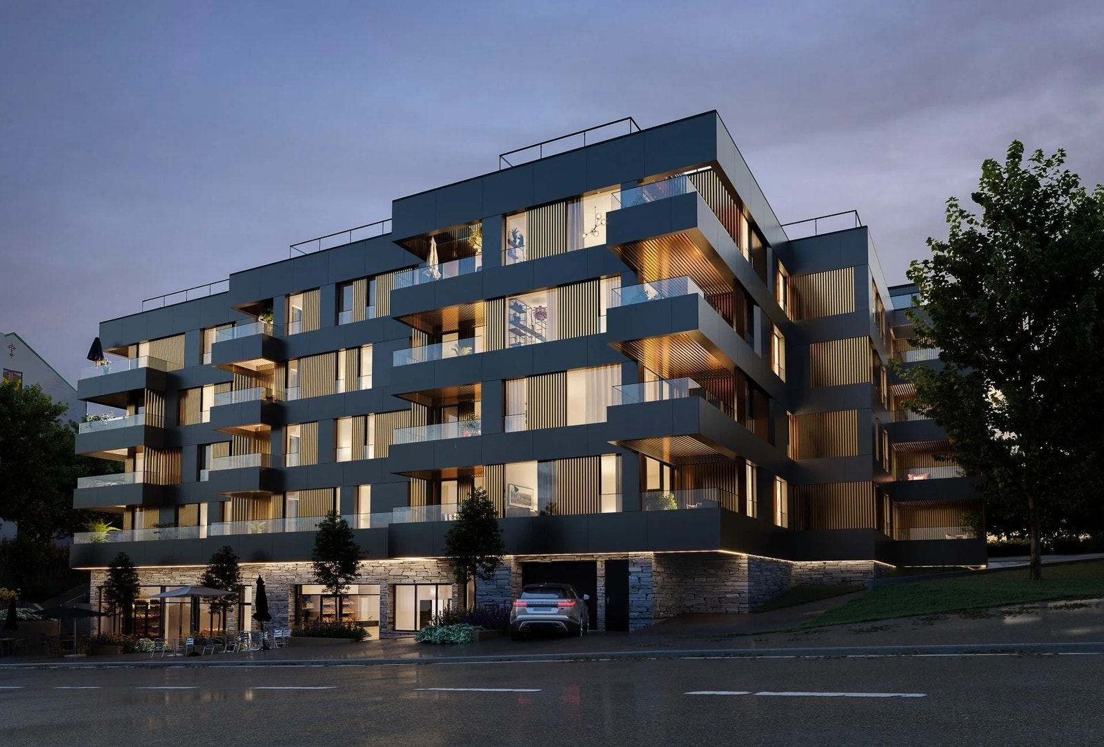 Fasade mot Ensjøveien Galleribilde