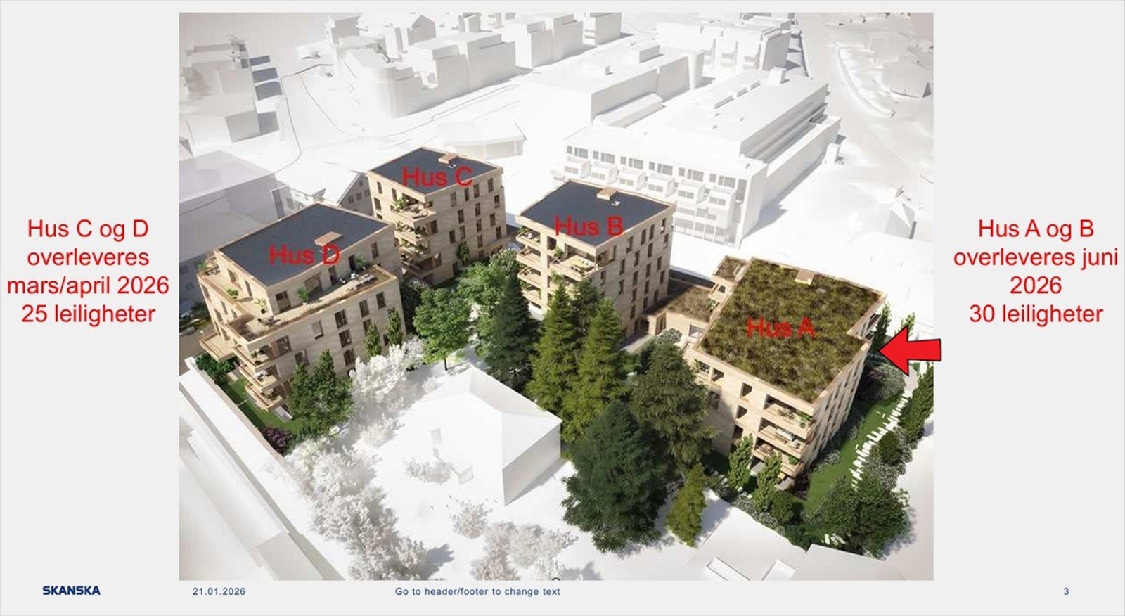 Ferdigstillelse juni 2026. Nye moderne boliger kun 3 min gange til T-banestasjon og nærsenter - 10 min til Majorstuen. Galleribilde