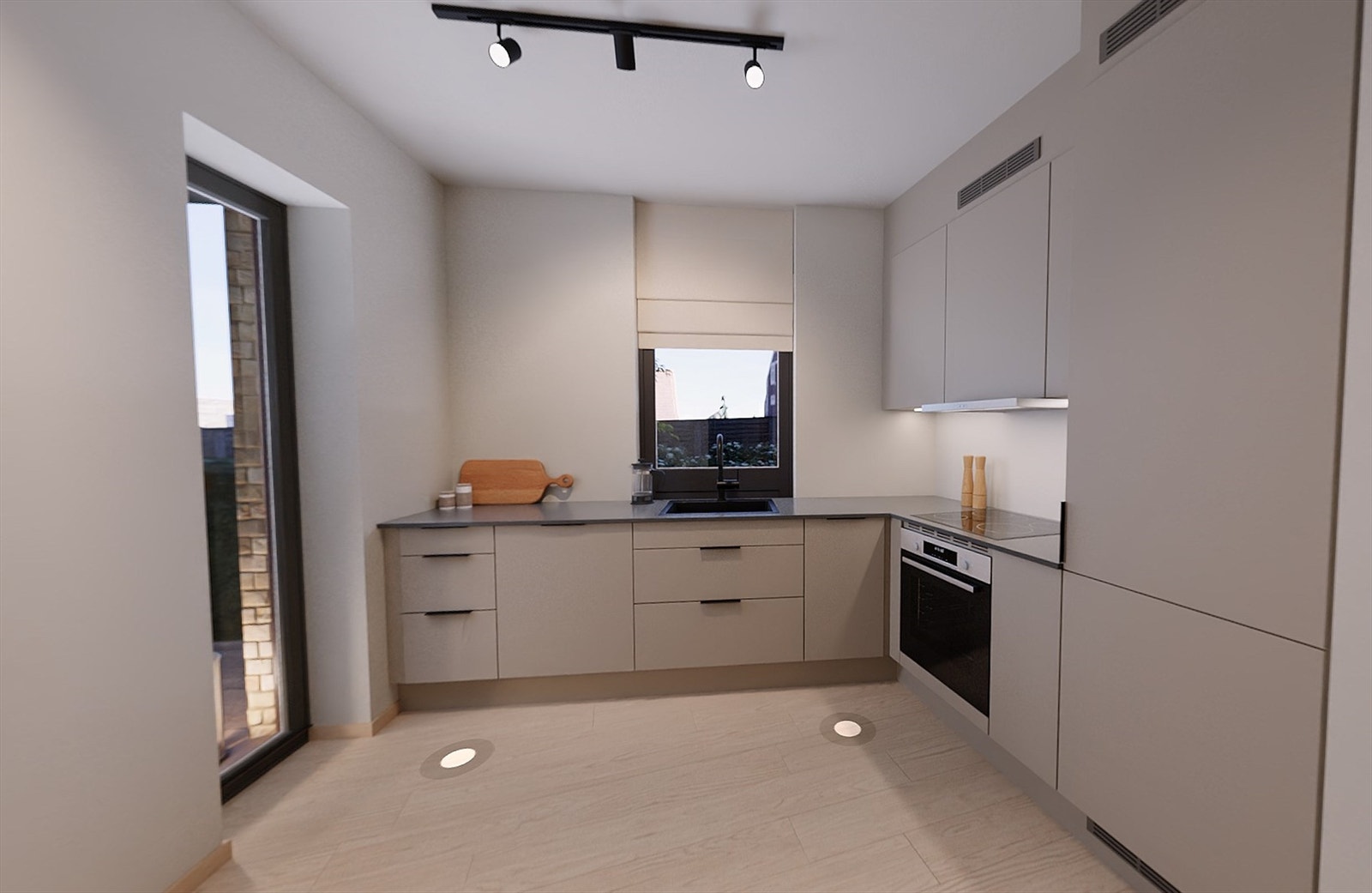 Generell illustrasjon | Et godt kjøkken er avgjørende for god trivsel, derfor er kvalitetsprodusenten HTH valgt som leverandør i prosjektet. Galleribilde