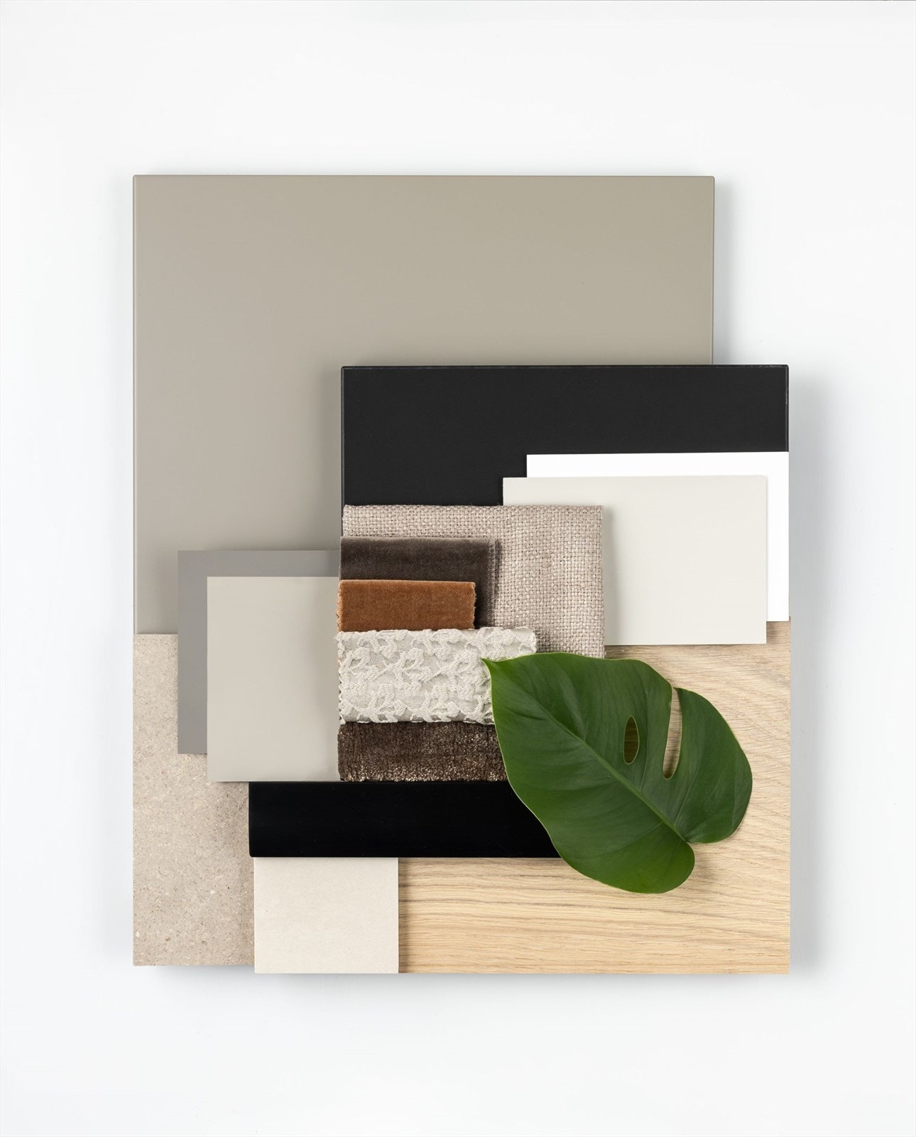 Interiørkonseptet Terra | Jordfargene som er brukt i Terra gir leiligheten en svakt gyllen glød, med spennende mørke kontraster i armaturer og dører. Med sine rene linjer og tydelige fargebruk vil Terra gi deg et stilrent og varmt hjem. Galleribilde