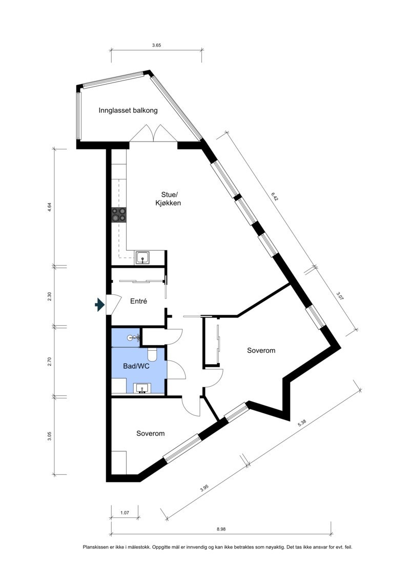 Plantegning Galleribilde