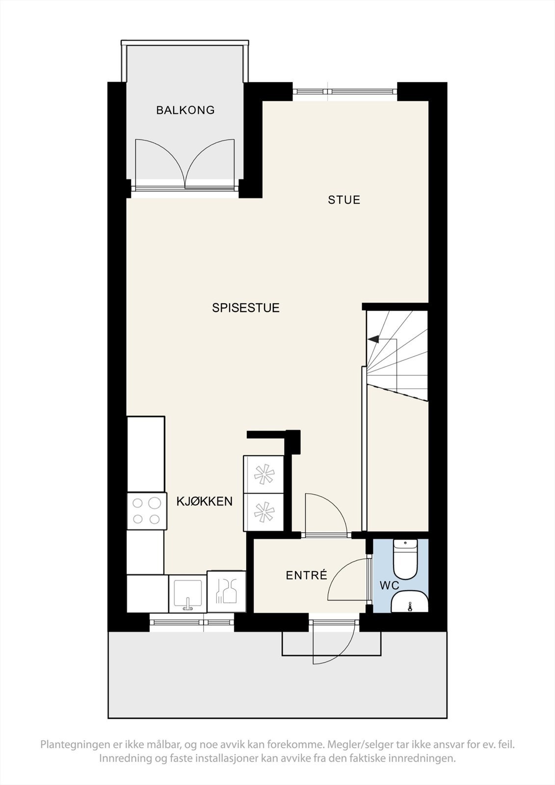 Plantegning 1. etasje. Galleribilde