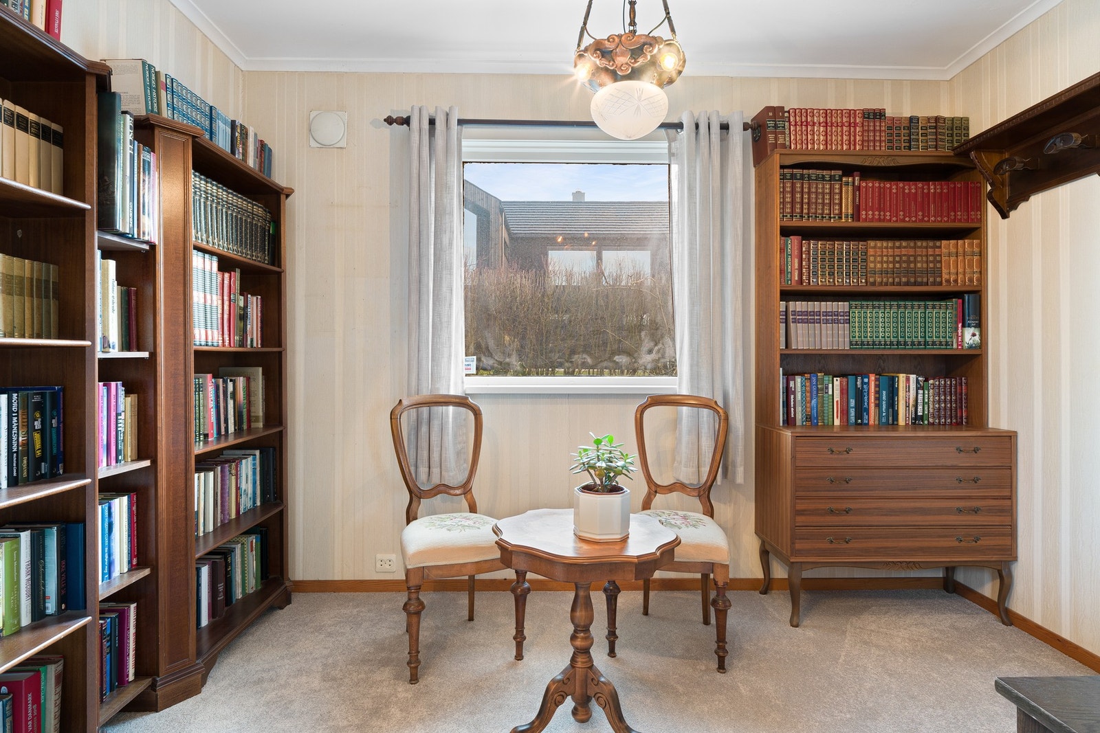 Et av soverommene brukes i dag som kontor. Galleribilde