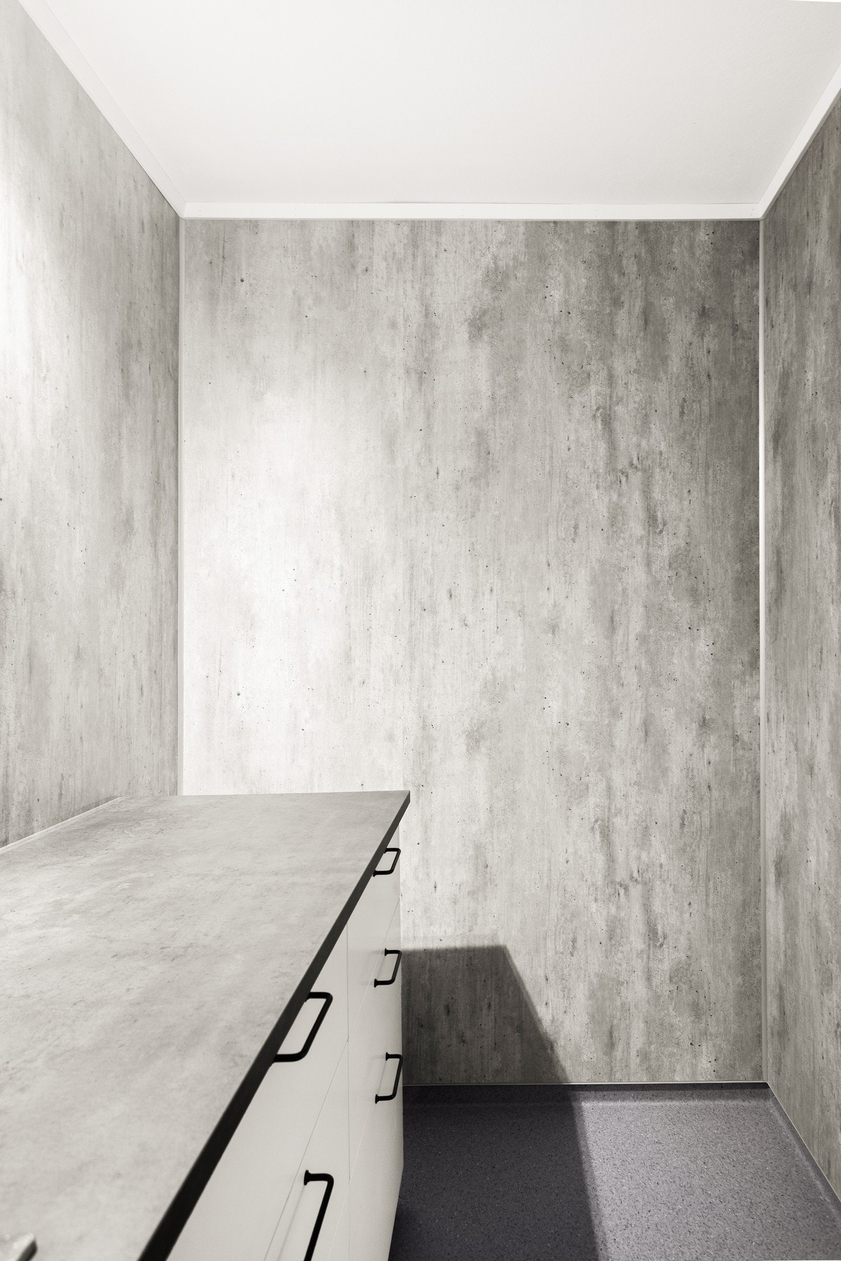 Det er opplegg til vaskemaskin og utslagsvask. Galleribilde