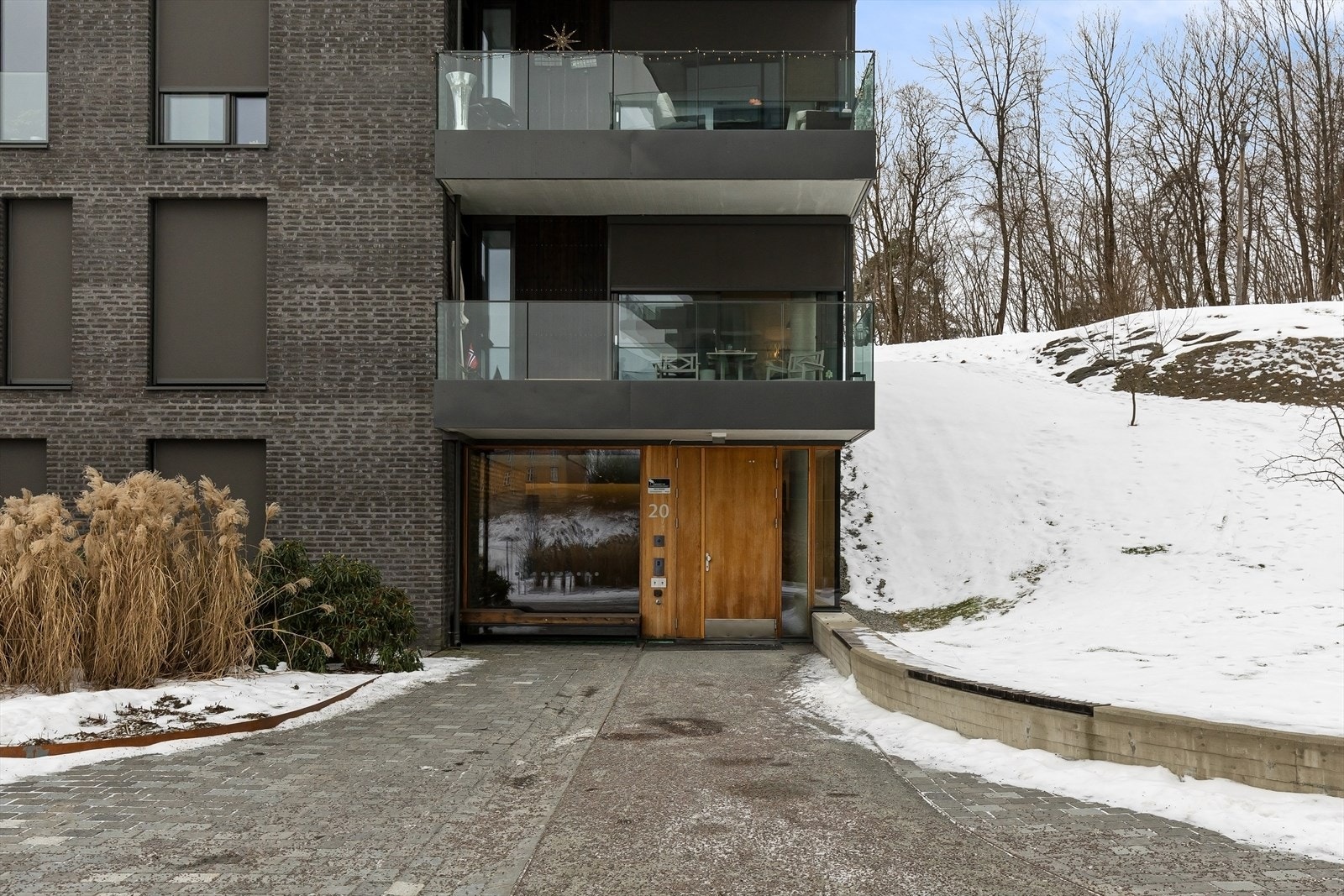 Hyggelig inngangsparti Galleribilde