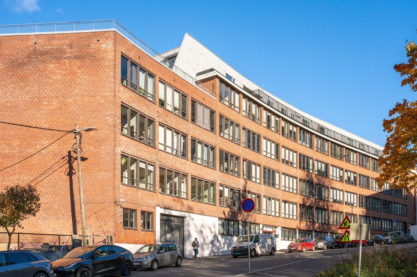 Pen fasade av teglstein Galleribilde