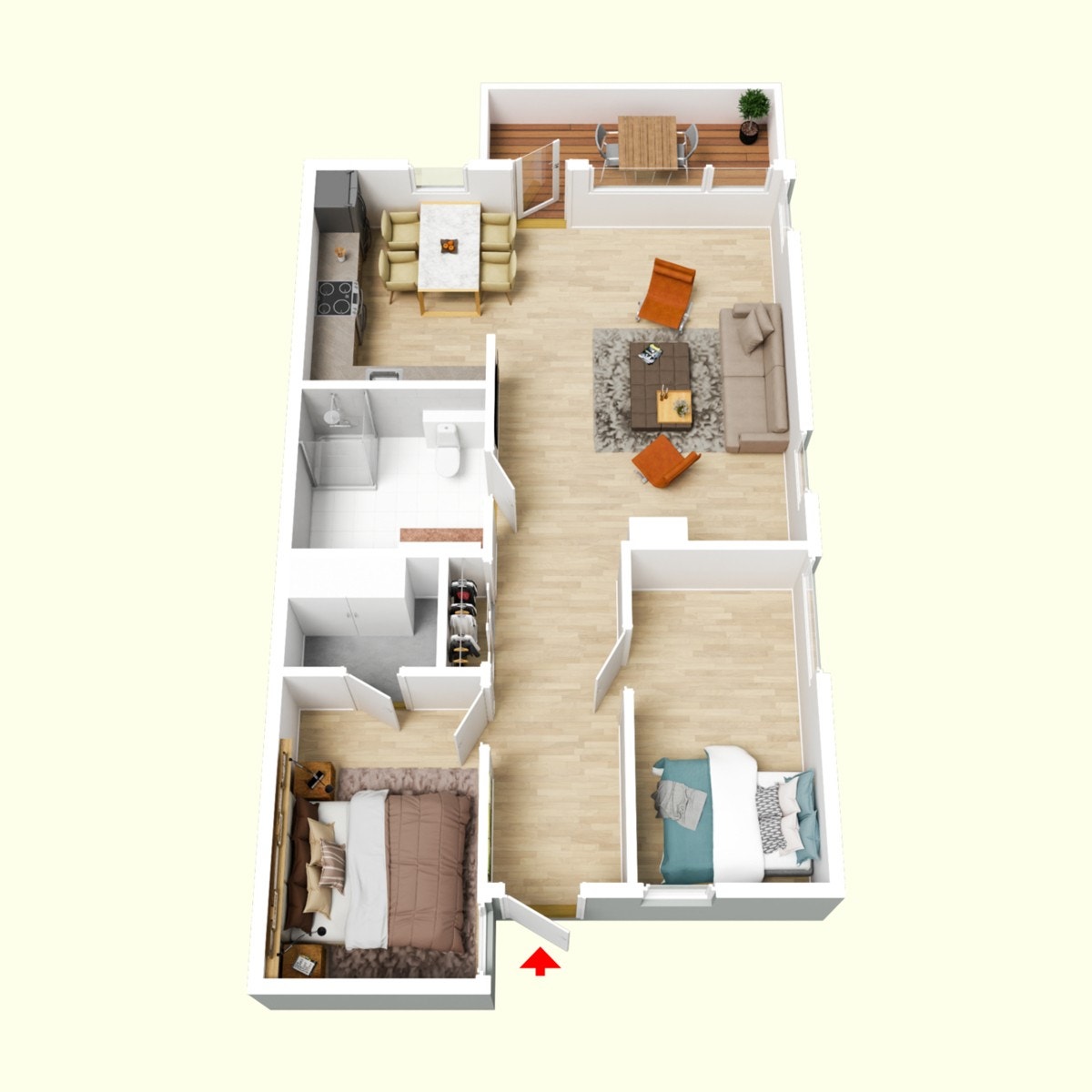 Husk påmelding til visning. Galleribilde