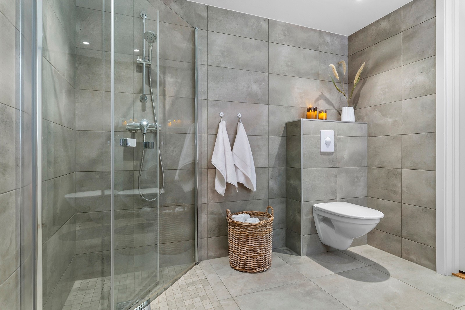 Det er også uttak for vaskemaskin og tørketrommel. Galleribilde