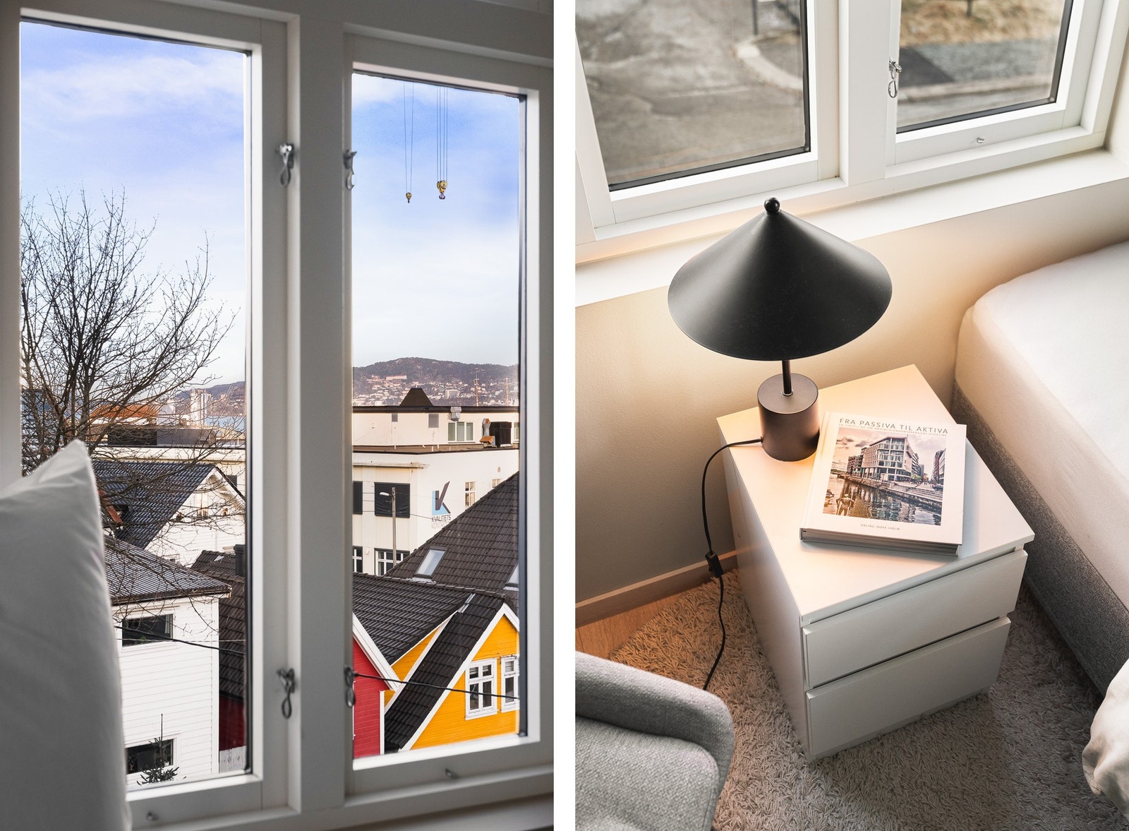 Rommet har store vinduer som gir godt og naturlig lysinnslipp. Galleribilde