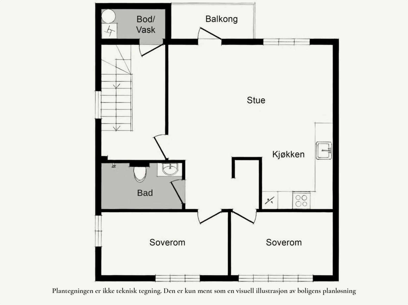Plantegning. Galleribilde