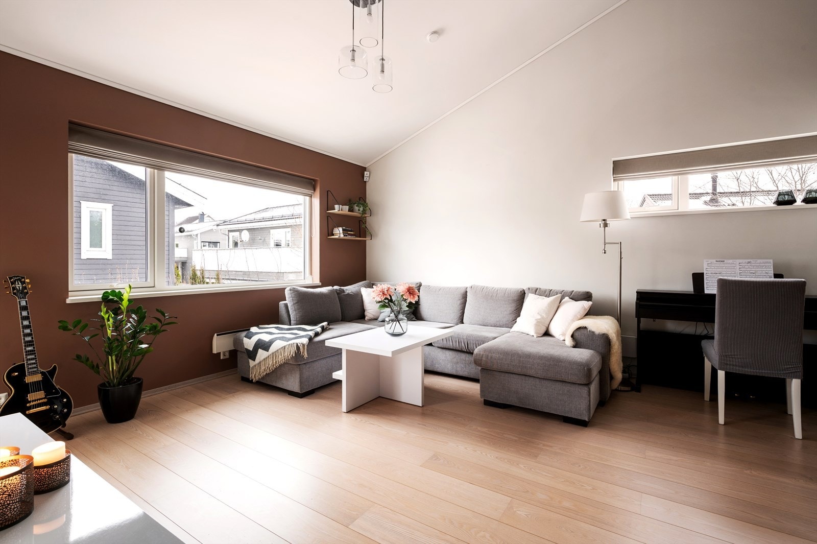 Her kan du invitere venner på hyggelige sammenkomster således som for avslapping i sofakroken. Galleribilde