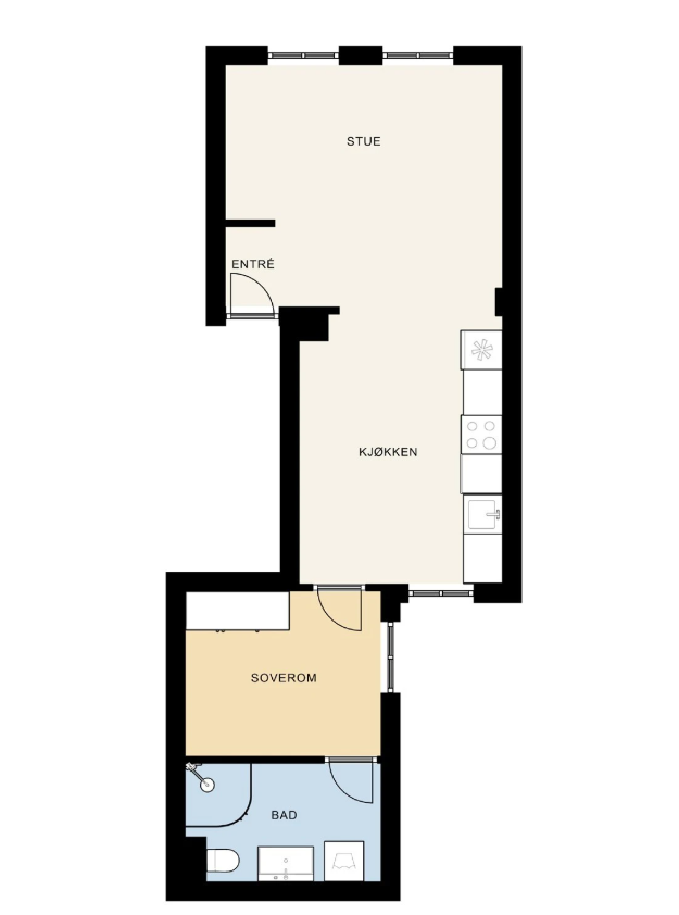 Planløsning. Galleribilde