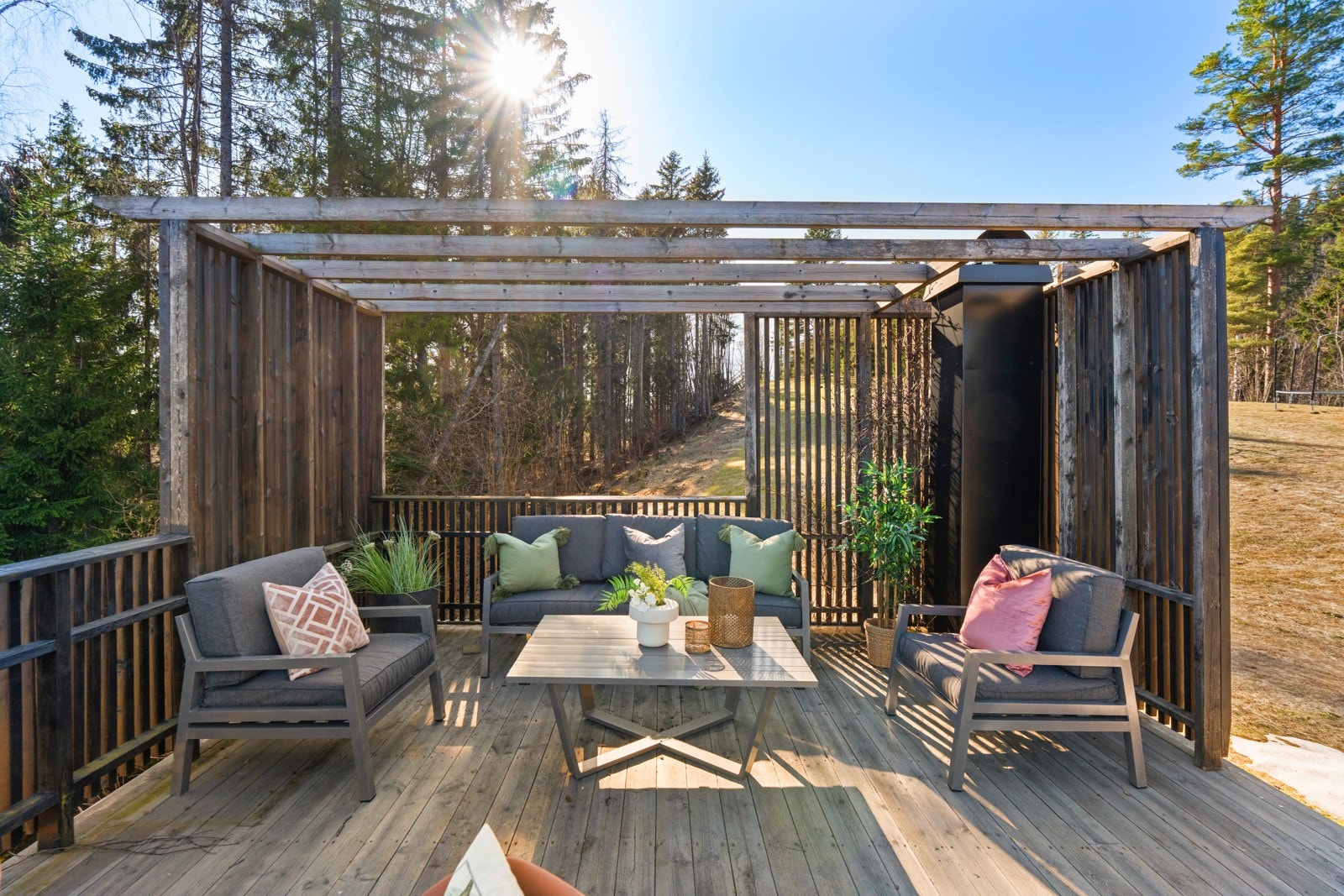 Her er det god plass til sittegruppe Galleribilde