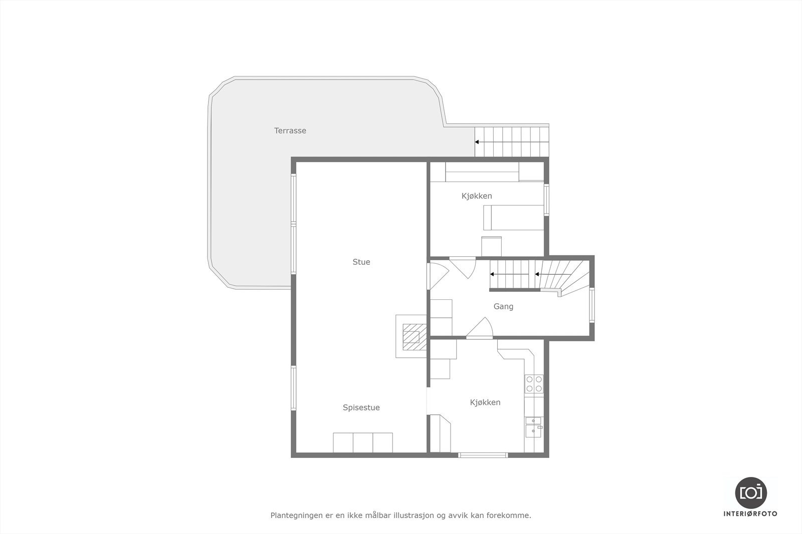 Plantegning Galleribilde